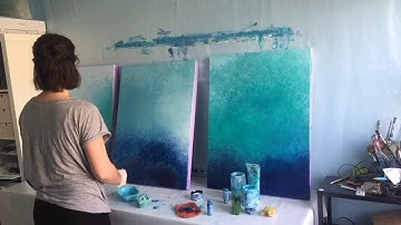 Acrylic Abstract Painting Timelapse - "The New Life"