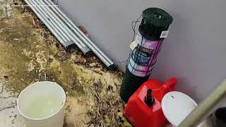 Washing Dishes In The Rain