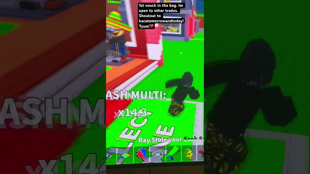 First Vouch and W Trade.Shoutout kacatommorrowandtoday! 