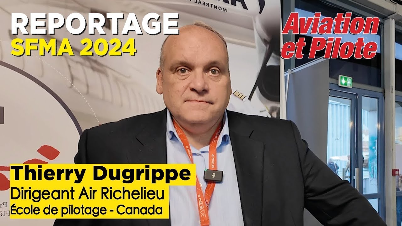 Thierry Dugrippe, dirigeant d'Air Richelieu