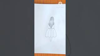 how to draw a girl for beginners | how to draw a easy girl tutorial #girl #art #easy #shorts #yt