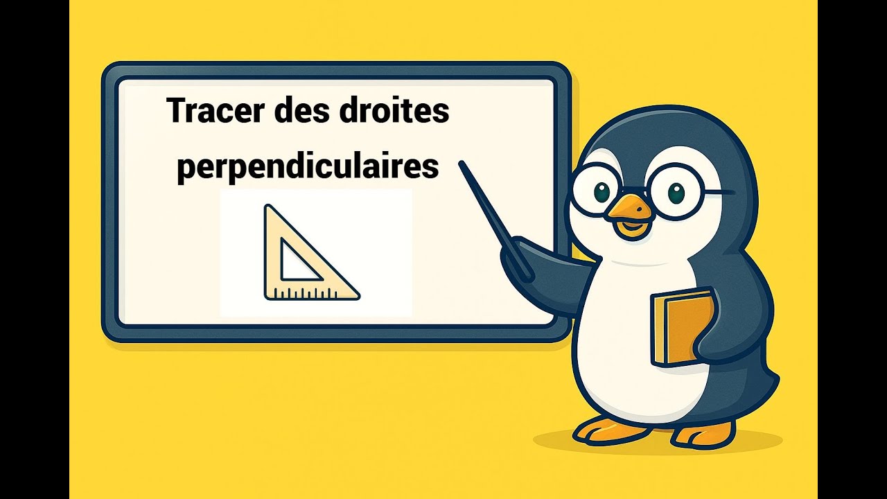 Tracer des droites perpendiculaires