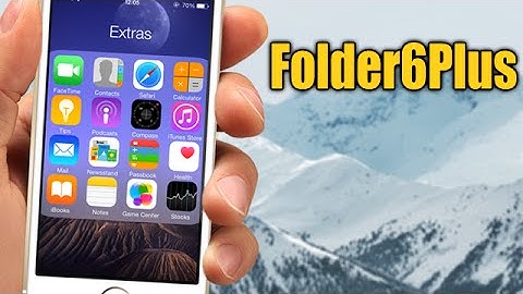 Folder6Plus - iOS 8 Jailbreak Cydia Tweak