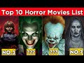 Top 10 Horror movies list