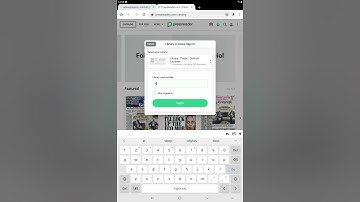 Logging into PressReader via the website