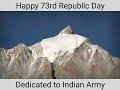 Indian republic day  dedicated to indian army