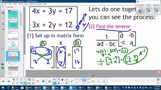 Solving Systems Using Matrices