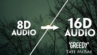 Tate McRae - greedy [16D AUDIO | NOT 8D]🎧 Resimi