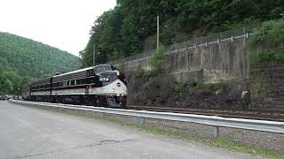 Reading & Northern F7A #270 leads Lehigh Gorge Excursion from Jim Thorpe 7/1/26