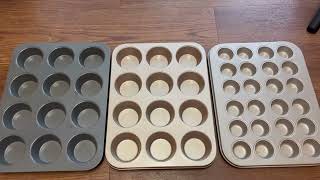 Sports Performance Cuisinart Chef's Classic Nonstick Bakeware 24-Cup Mini Muffin Pan, Champagne