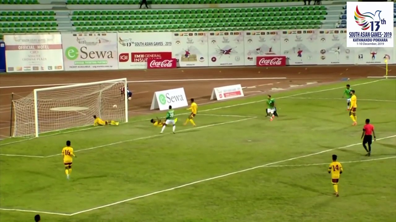 SAG Football | Bangladesh vs Sri Lanka | Highlights | 13th South Asian Games