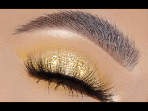 QUICK & EASY 3 MINUTE GOLD MAKEUP LOOK 🔥