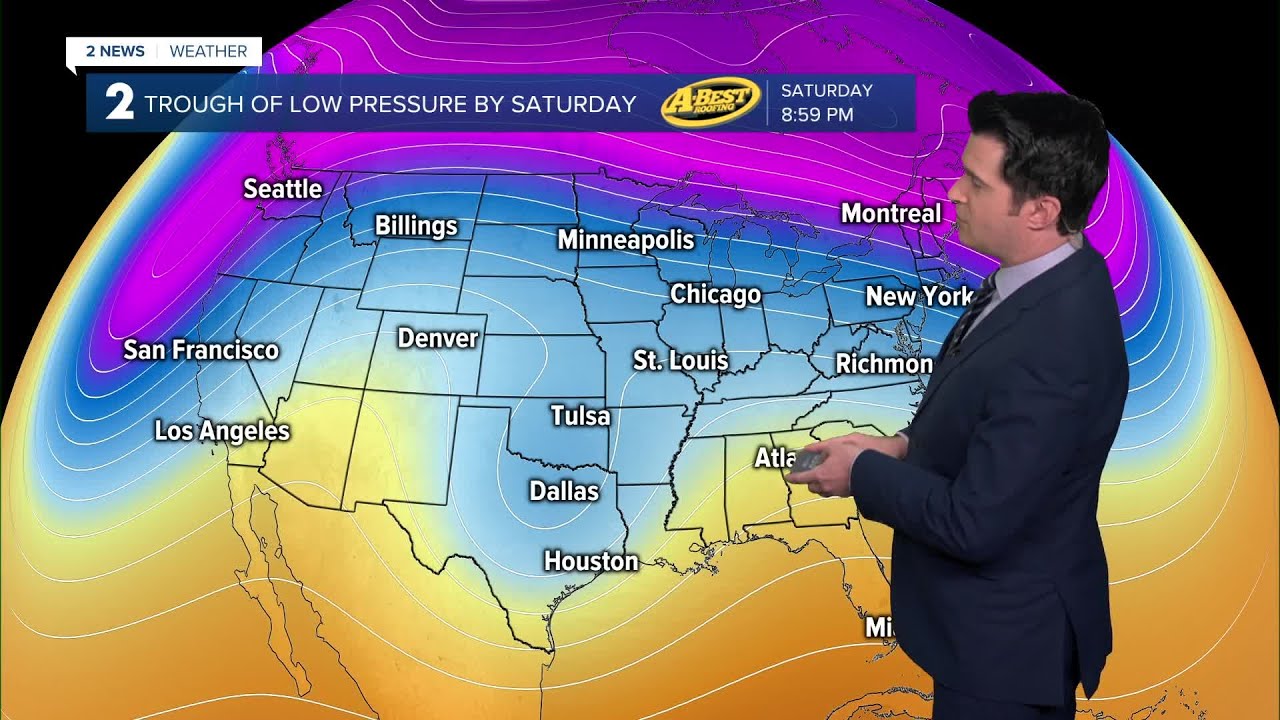 Rain chances to go up later in the week - YouTube