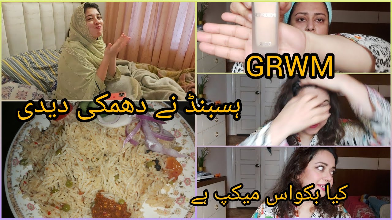 GRWM with Mom/husband na dhamki di😒/vlogs