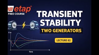 Lecture 62 | Transient Stability of Two Synchronous machines | Free Etap Course