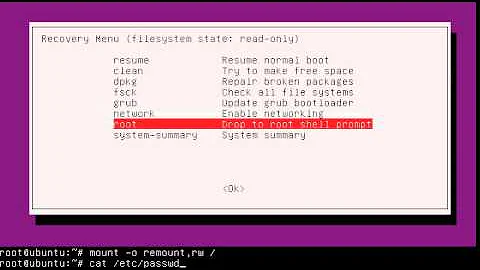 Ubuntu 12.04 - Reset Password From Login