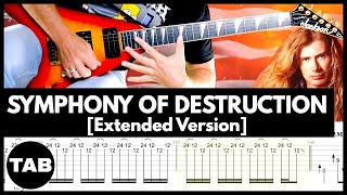 Symphony Of Destruction Megadeth Guitar Tab Lesson Tutorial Cover