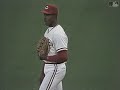 Glen Braggs robs Carmelo Martinez in Game 6 of the 1990 NLCS
