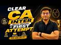 How to Clear CA Inter in First attempt Topper Strategy CA Inter AIR Roadmap #cafoundation #icai