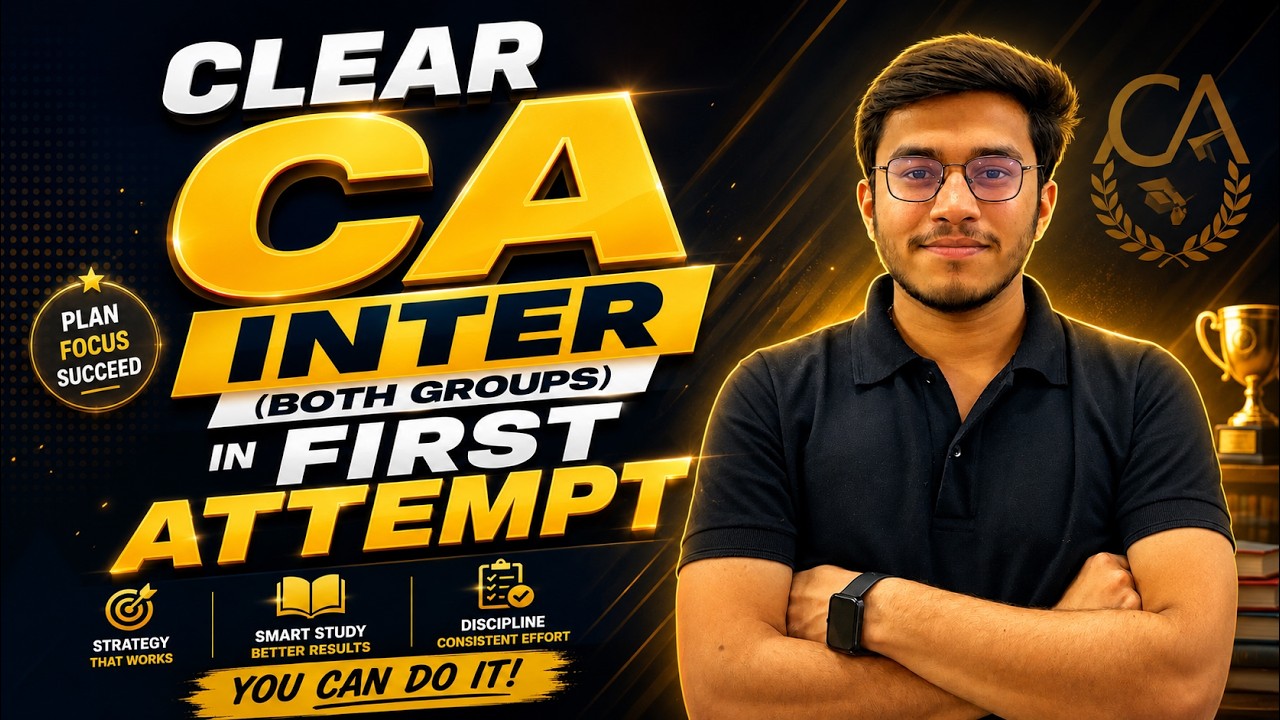 How to Clear CA Inter in First attempt Topper Strategy CA Inter AIR ...