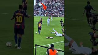 Real Madrid and Barcelona legends match: Ronaldinho vs Marcelo.