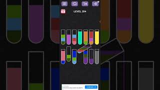 Water Sort Puzzle Sort Color Level 204