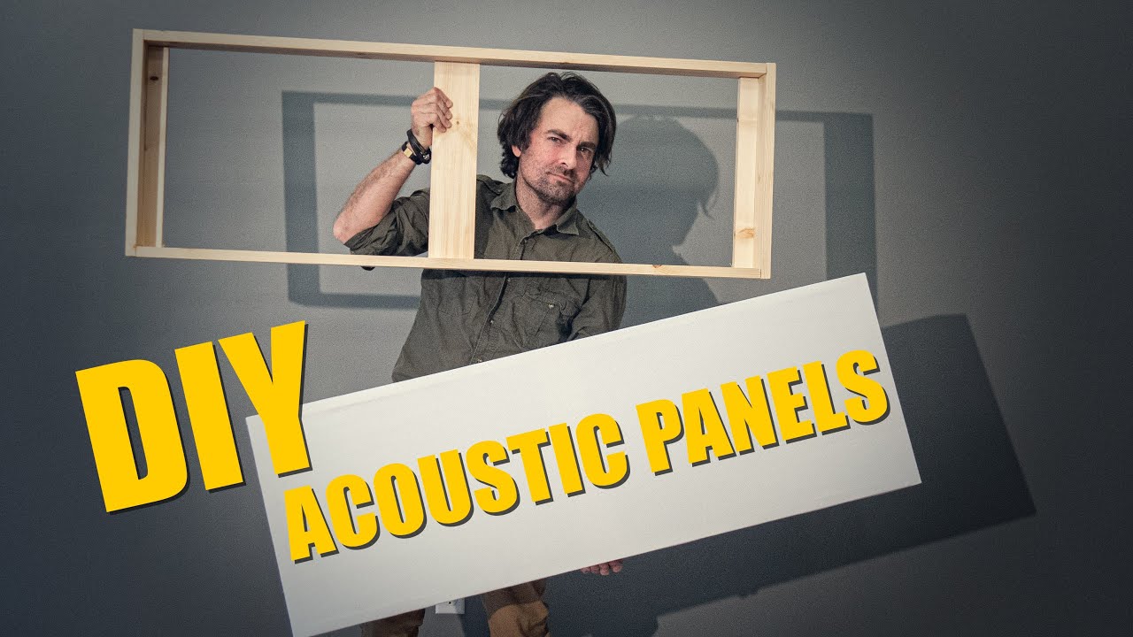 GIANT DIY Sound Blanket Panels For Better Audio and Lighting