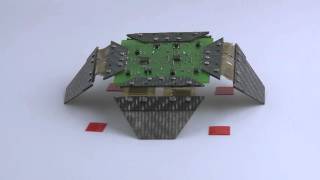 4-gram origami robot that crawls and jumps