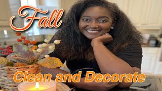 Fall Kitchen Clean and Decorate 2022|Clean with Me|Decorate with Me