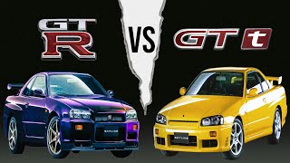 R34 GT-R vs GT-T Full Comparison: Why The Huge Price Difference?