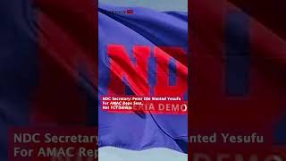 NDC Secretary Peter Obi Wanted Yesufu For AMAC Reps Seat, Not FCT Senate