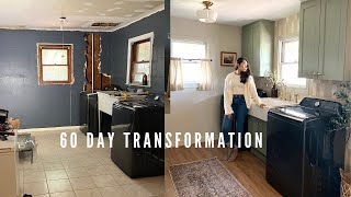 EXTREME DIY HOME MAKEOVER | EXTREME LAUNDRY ROOM MAKEOVER | FULL 60 DAY MAKEOVER BEFORE & AFTER