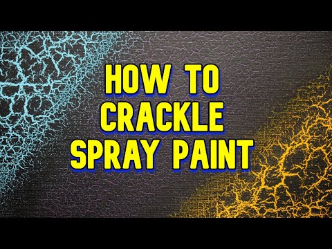 How to CRACKLE Spray Paint 