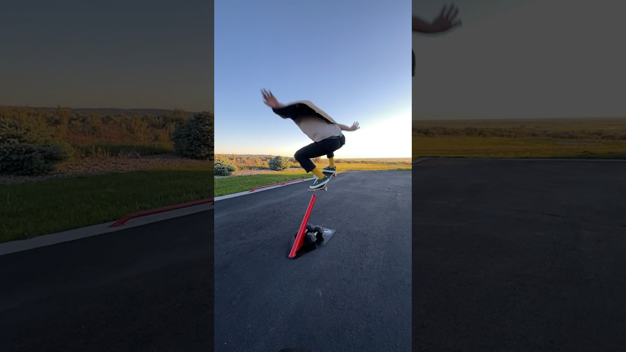 DIY Pole Jam for the Driveway Skateboard Park