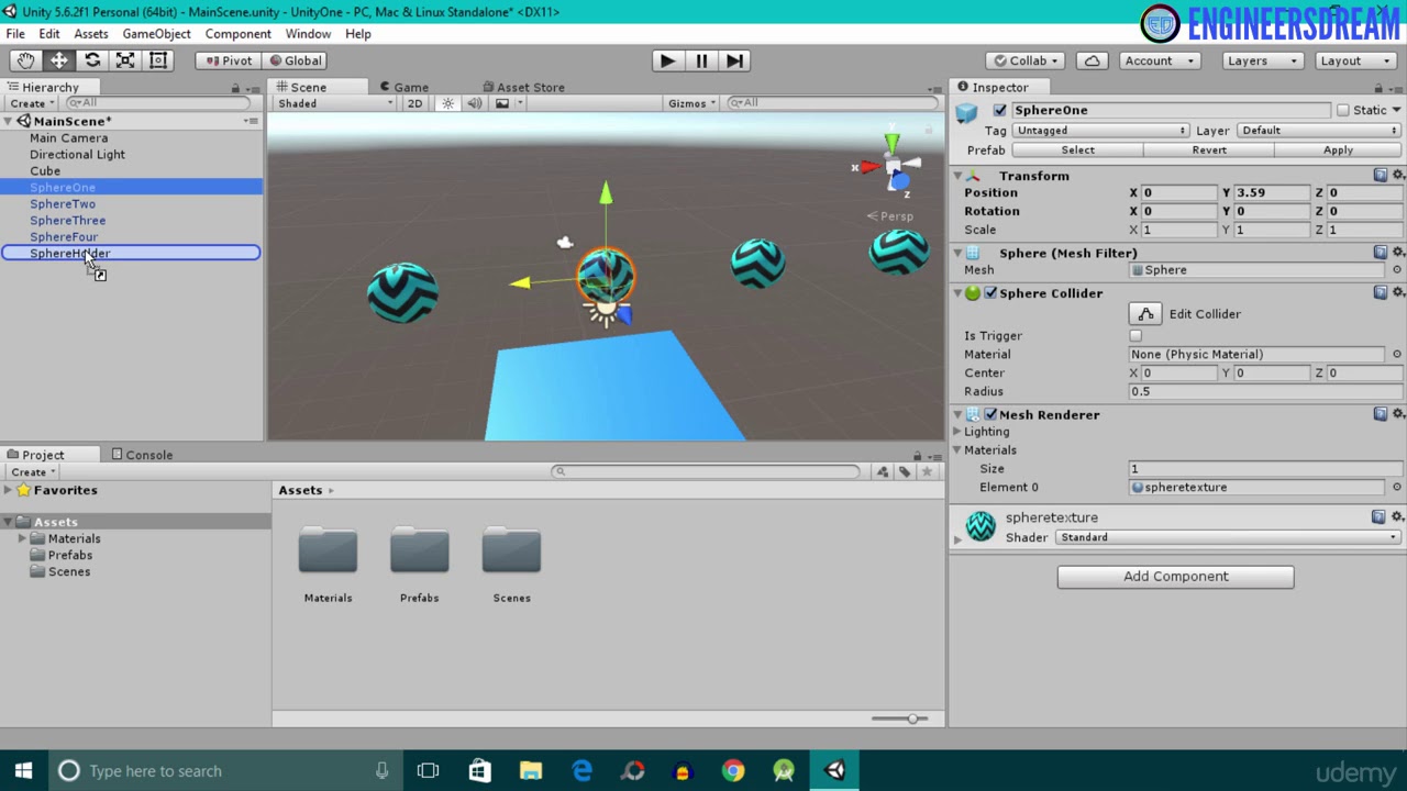 Concept of Parent and Child Game Objects in Unty - YouTube