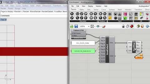 Dhour for Grasshopper - Double Gradient Colorization
