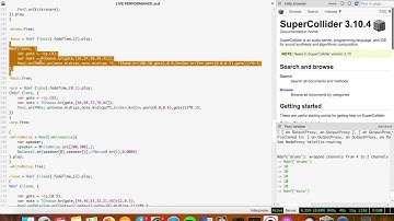 Making Live Music With CODE! SuperCollider Live Performance (Short Version)