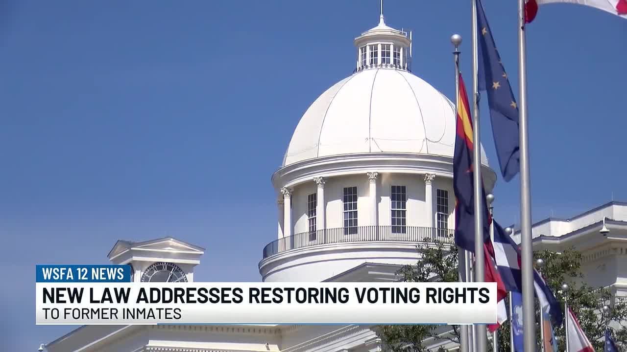 New Alabama law addresses restoring voting rights for former inmates ...