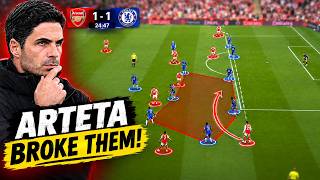 How Arsenal BROKE Chelsea’s Defensive Wall | Tactical Analysis screenshot 5