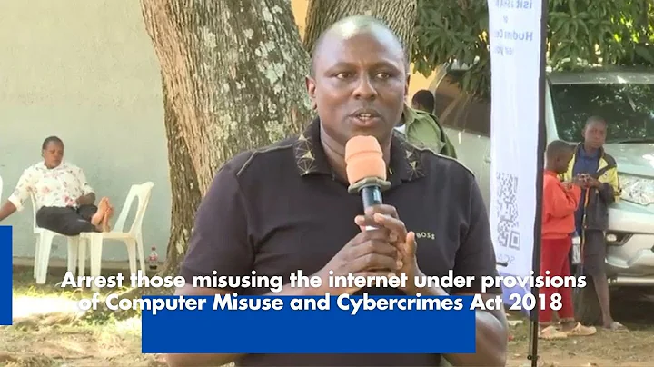 Arrest those misusing the internet under provisions of Computer Misuse and Cybercrimes Act 2018