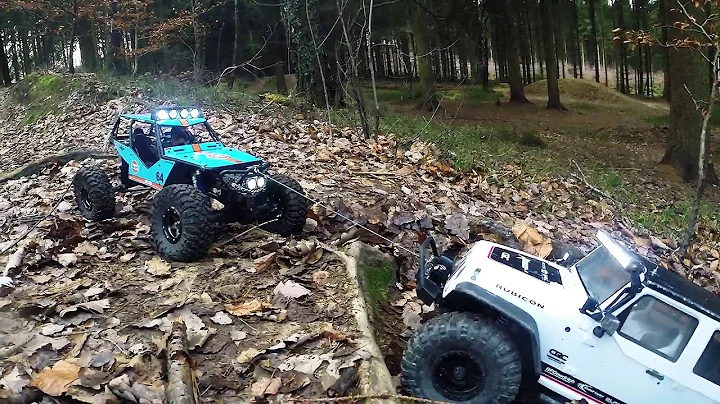 Axial SCX10 & Wraith winch test.....Typ Warn 9.5cti Winch from RC4WD