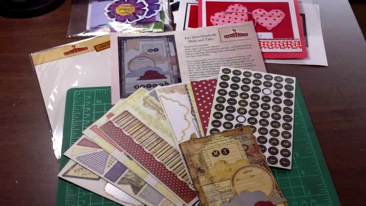 Scrapbook Expo 2013 Crop Make N Take Milwaukee YouTube