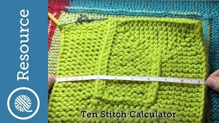 Ten Stitch Calculator (CC) Ten Stitch Calculator (CC)