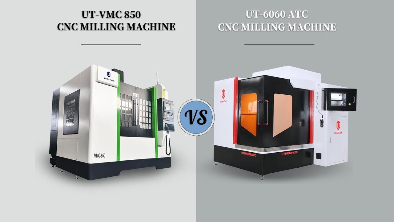 The VMC 850 cnc milling machine to compare with UT6060 ATC cnc milling ...