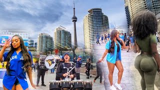 Down Town Toronto Blue Jay's vs LA Dodgers Vybz Kartel & Drake Set to shake The city