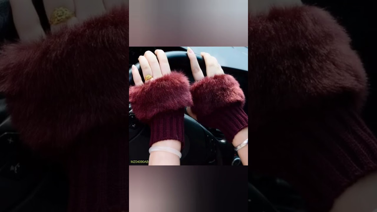 Ladies wool gloves💗 comment to buy 