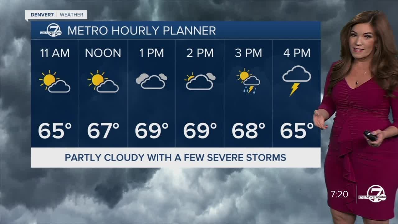 Severe storms possible in Denver metro Thursday, Friday - YouTube