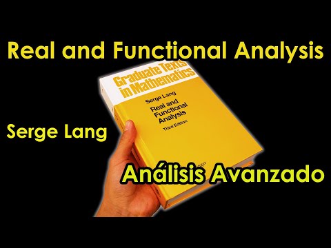 Real and Functional Analysis de Serge Lang | Mi libro más Avanzado de  Análisis | MathPures - YouTube
