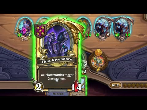 Undead Mayhem with Double Golden Rivendare – Drek'Thar Dominates | Hearthstone BG