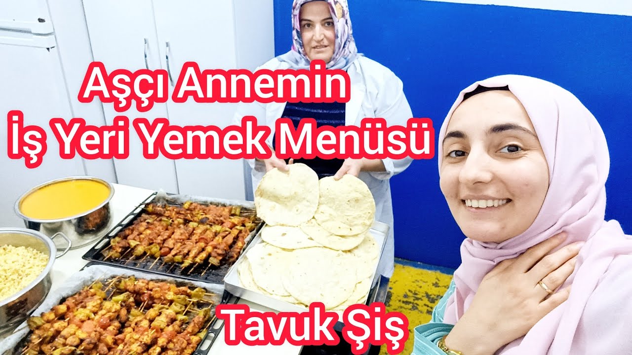 Aşçı Annemin 30 Kişilik İşyeri Yemek Menüsü | Bol Baharatlı Tavuk Şiş | Babamdan Sürpriz🎁